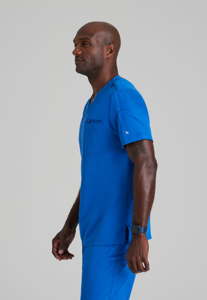 Rally 3 Pocket V-Neck Top - New Royal