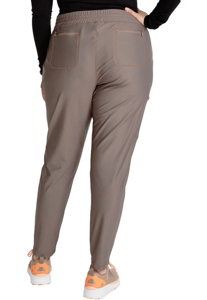 Mid-Rise Tapered Leg Drawstring Pant - Iron