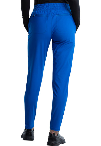 Mid-Rise Tapered Leg Drawstring Pant - Royal