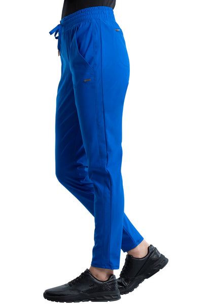 Mid-Rise Tapered Leg Drawstring Pant - Royal