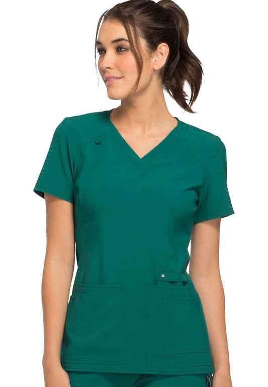 Cherokee iFlex V-Neck Scrub Top - Hunter