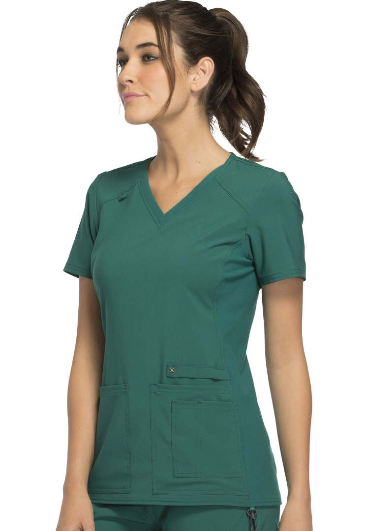 Cherokee iFlex V-Neck Scrub Top - Hunter