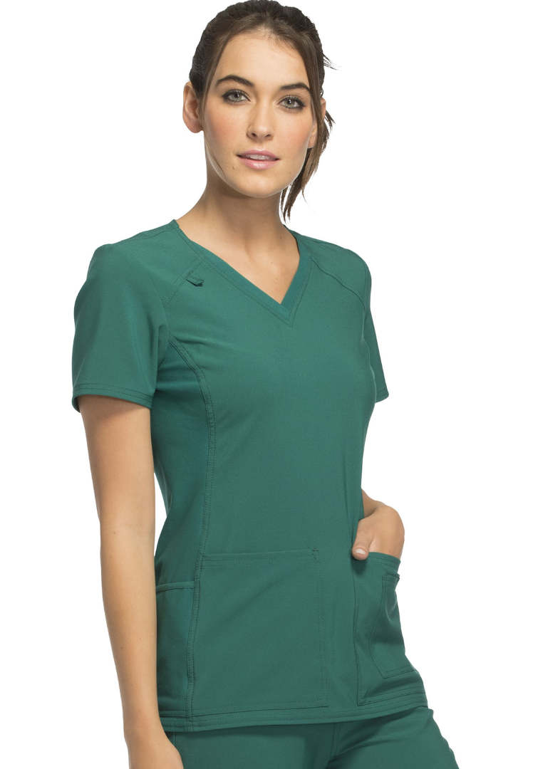 Cherokee iFlex V-Neck Scrub Top - Hunter