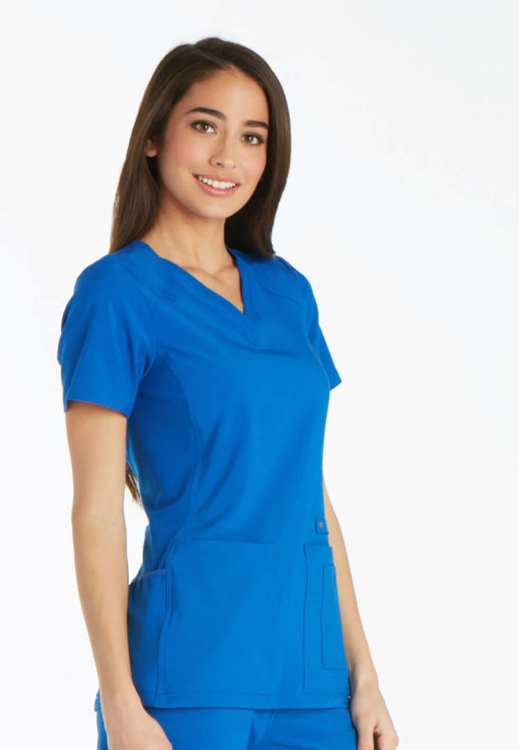 Cherokee iFlex V-Neck Scrub Top - Royal Blue