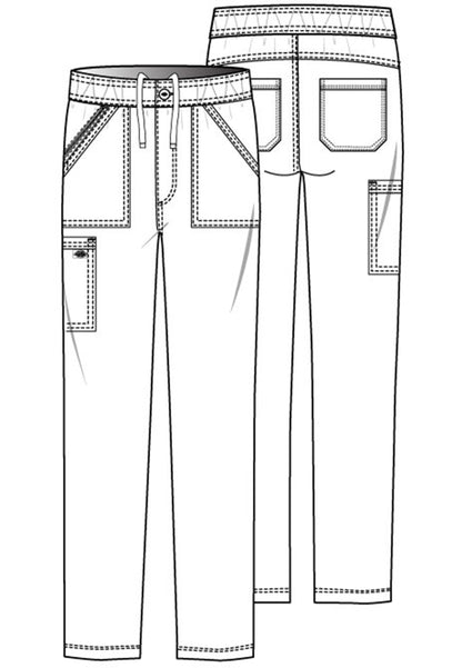 Dickies Balance Mid Rise Straight Leg Pant - Black