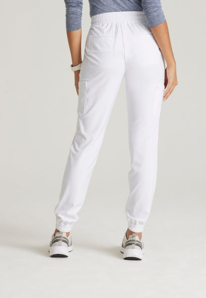 Terra 6-Pocket Mid-Rise Cargo Pant - White