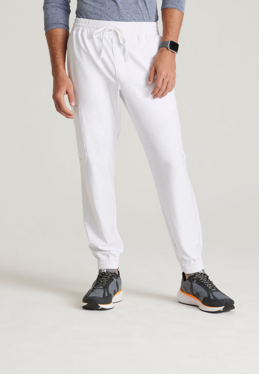 Voyager 5-Pocket Jogger Scrub Pant - White
