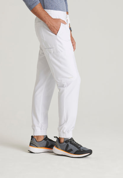 Voyager 5-Pocket Jogger Scrub Pant - White