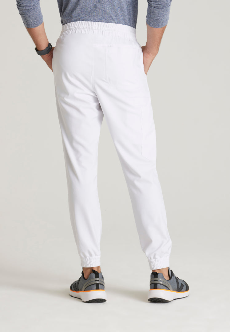 Voyager 5-Pocket Jogger Scrub Pant - White