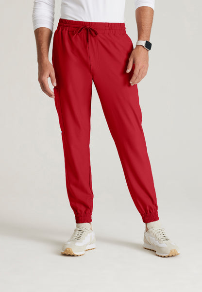 Voyager 5-Pocket Jogger Scrub Pant - True Red