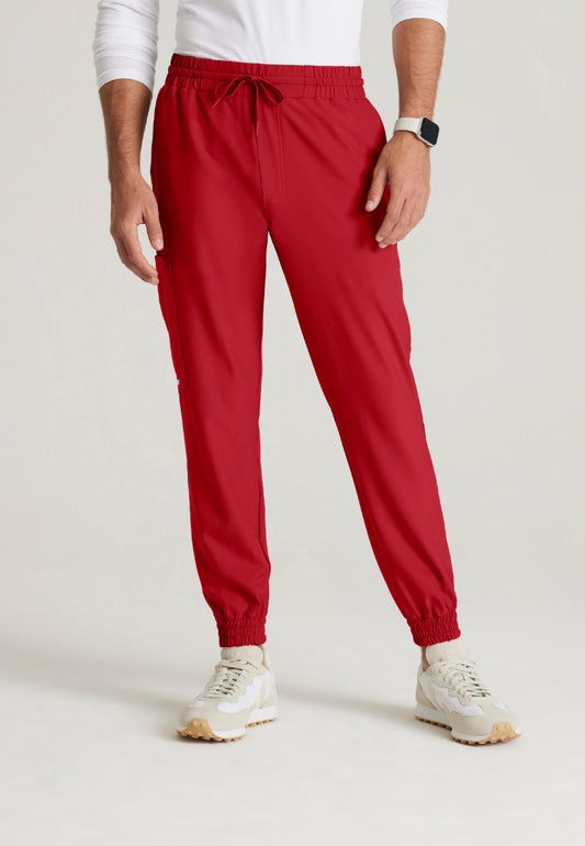 Voyager 5-Pocket Jogger Scrub Pant - True Red