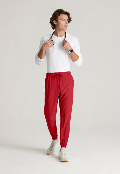 Voyager 5-Pocket Jogger Scrub Pant - True Red