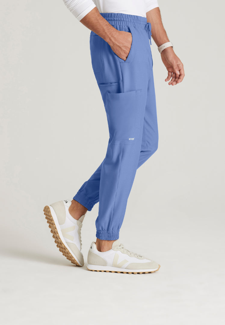 Voyager 5-Pocket Jogger Scrub Pant - Ciel
