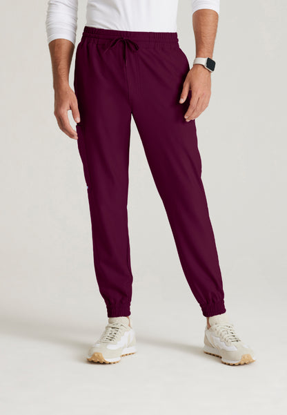 Voyager 5-Pocket Jogger Scrub Pant - Wine