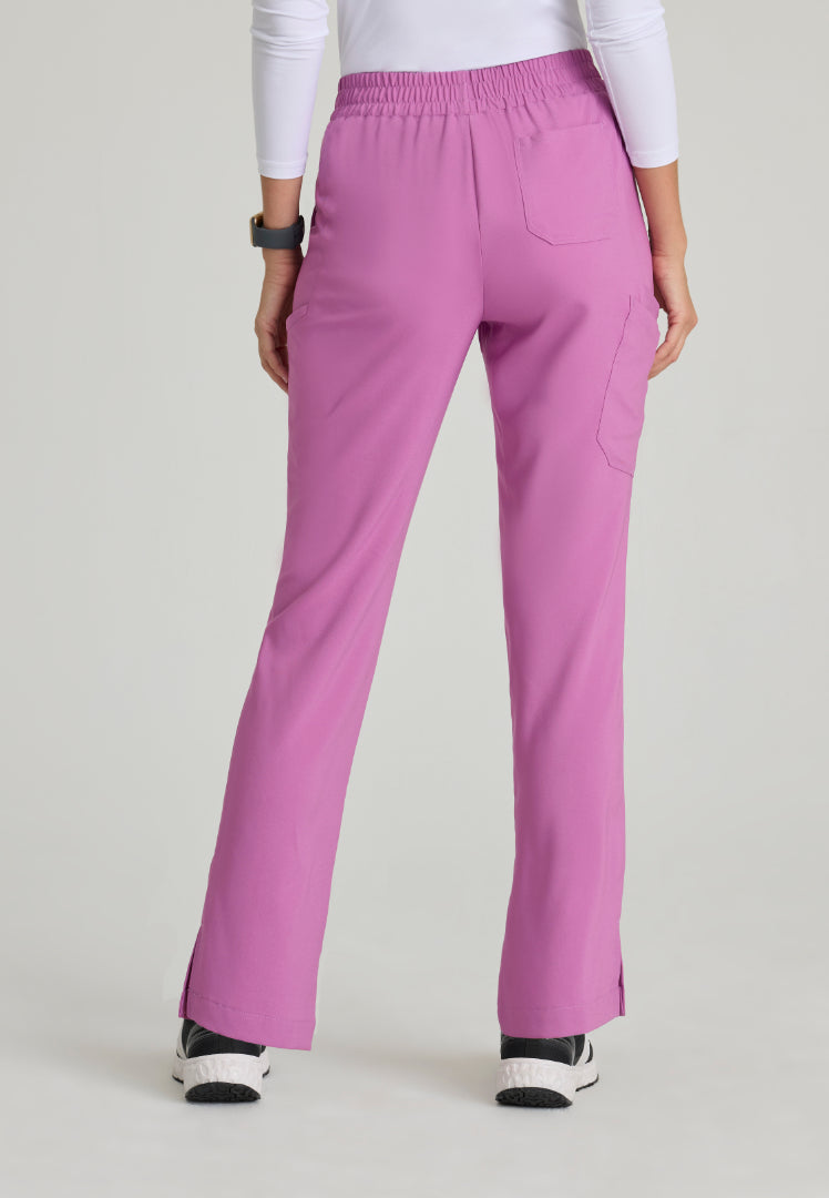 Grey's Anatomy™ Evolve "Cosmo" 6-Pocket Mid-Rise Tapered Leg Pant - Twilight Mauve