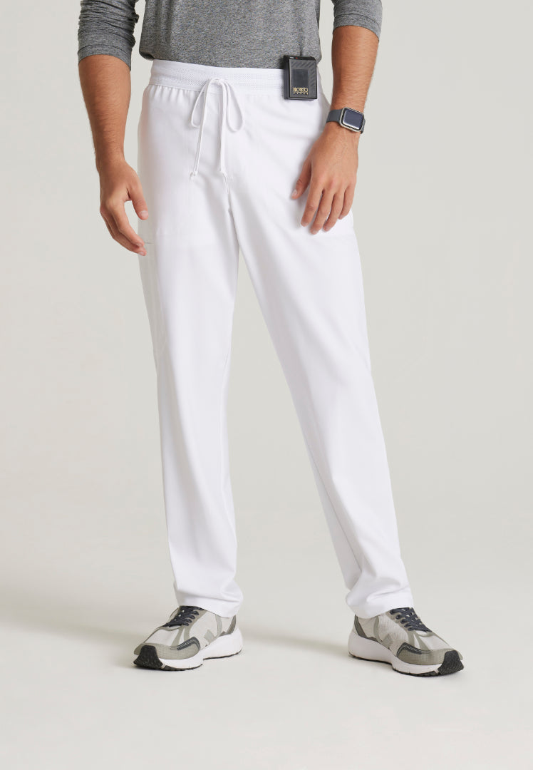 Highland 5-Pocket Scrub Pant - White