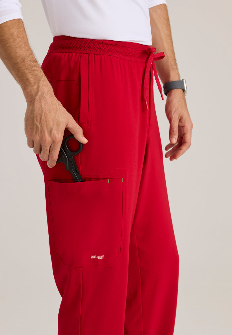 Highland 5-Pocket Scrub Pant - True Red
