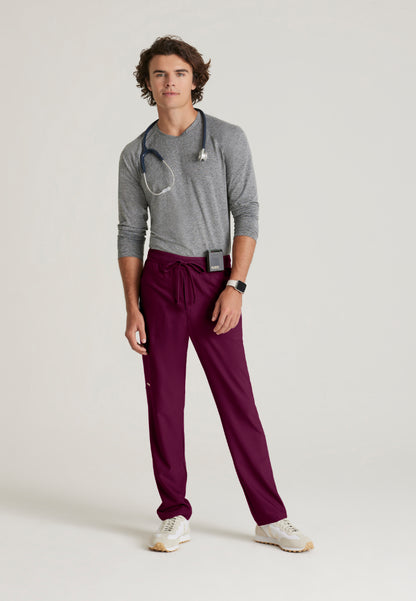 Highland 5-Pocket Scrub Pant - Wine