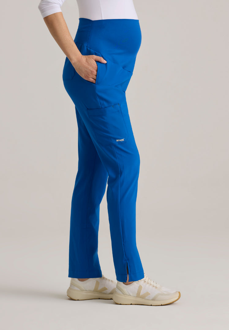 Promise 6-Pocket Maternity Pant - New Royal
