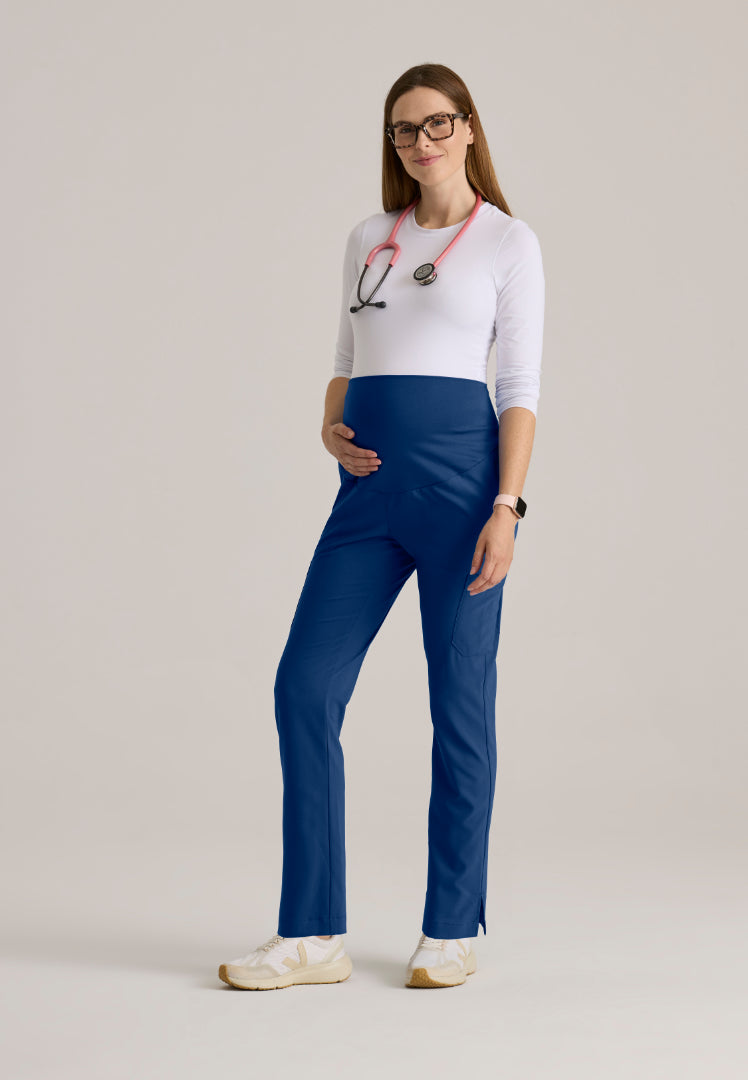 Promise 6-Pocket Maternity Pant - Indigo