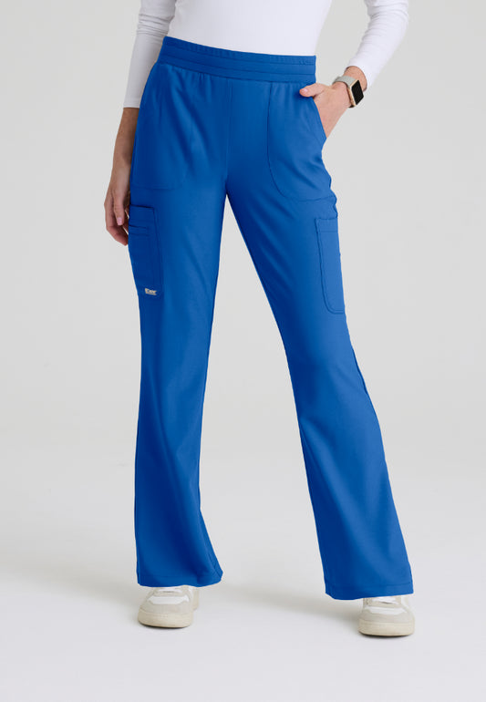Sky 6-Pocket Flare Leg Scrub Pant - New Royal