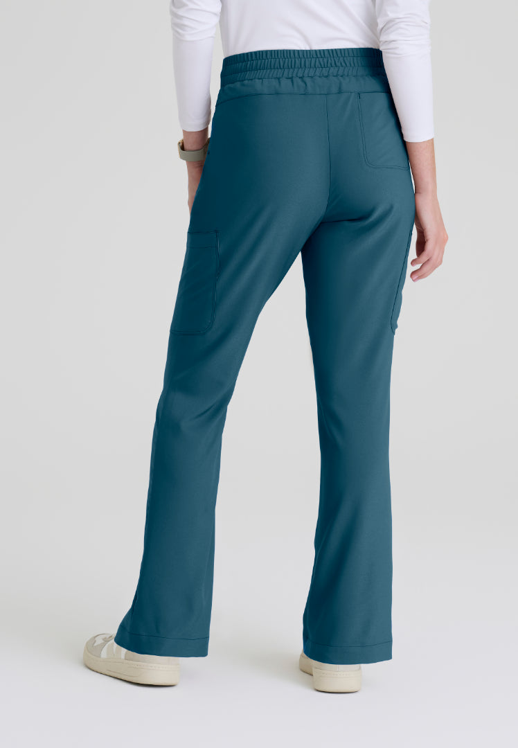 Sky 6-Pocket Flare Leg Scrub Pant - Bahama