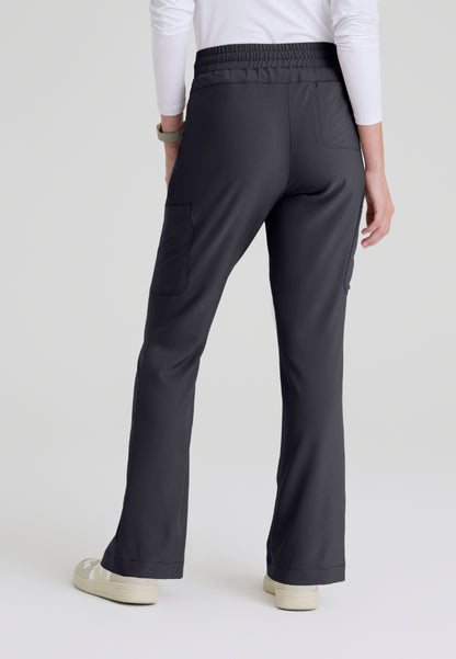 Sky 6-Pocket Flare Leg Scrub Pant - Steel