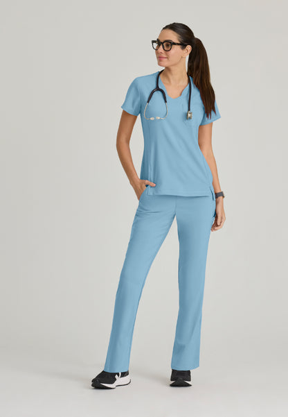 Haut à col en V et bande « Sway » de Grey's Anatomy Evolve - Ocean Mist