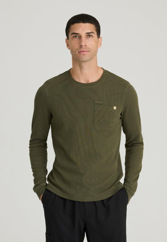 Nomad Long Sleeve Underscrub - Fern