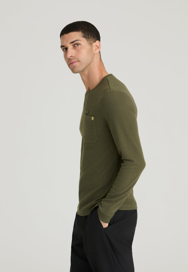 Nomad Long Sleeve Underscrub - Fern