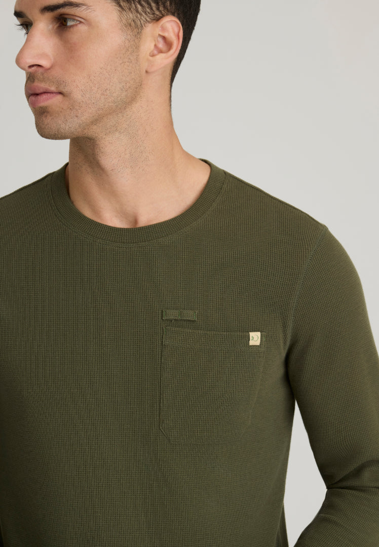 Nomad Long Sleeve Underscrub - Fern