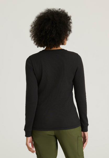 Wanderlust Long Sleeve Underscrub - Black