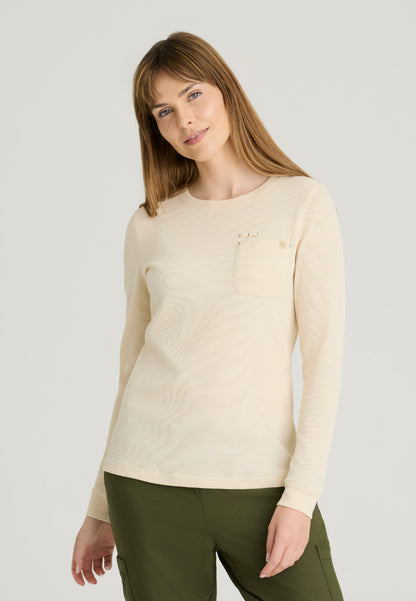 Wanderlust Long Sleeve Underscrub - Soft Dune