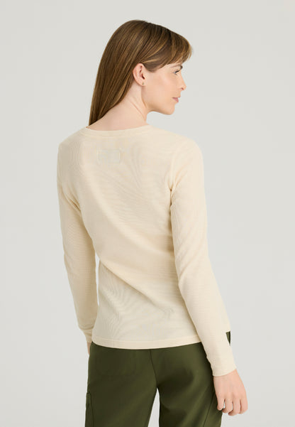 Wanderlust Long Sleeve Underscrub - Soft Dune