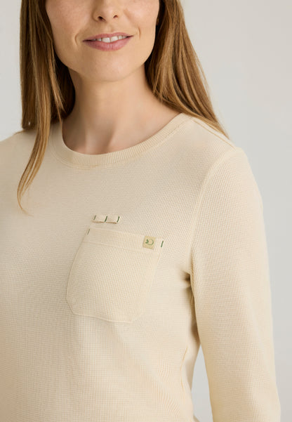 Wanderlust Long Sleeve Underscrub - Soft Dune