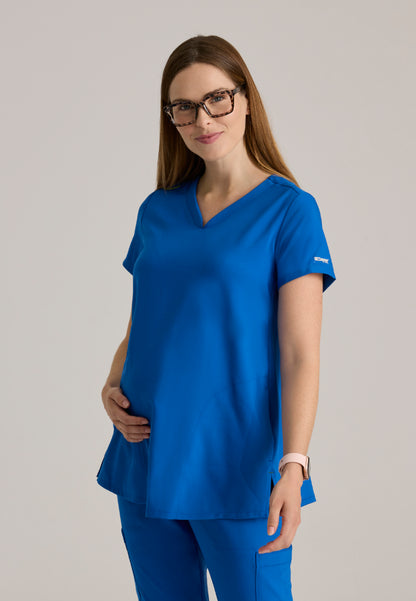 Promise 2-Pocket Maternity Top - New Royal