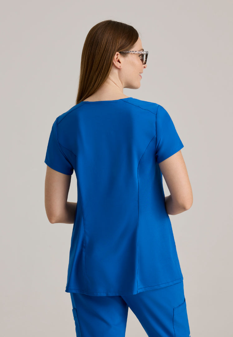 Promise 2-Pocket Maternity Top - New Royal