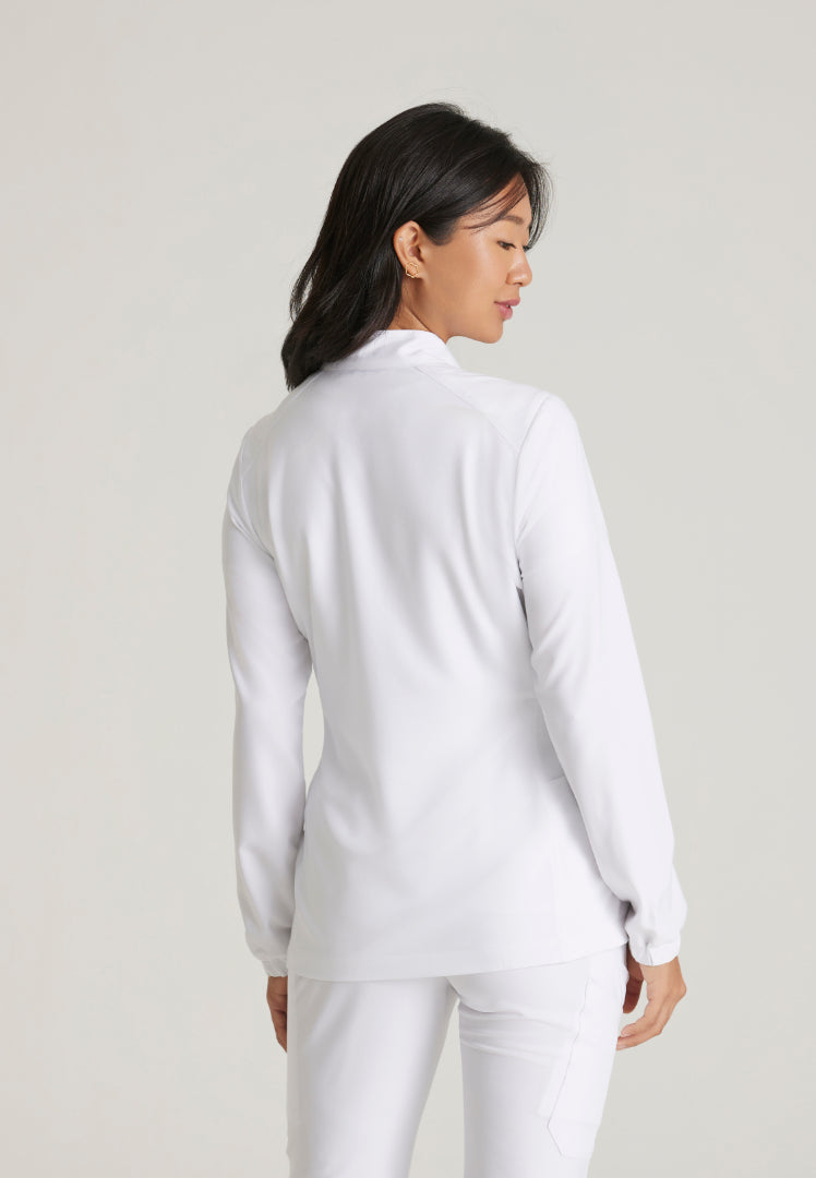 Virtue 3-Pocket Warm-Up Jacket - White