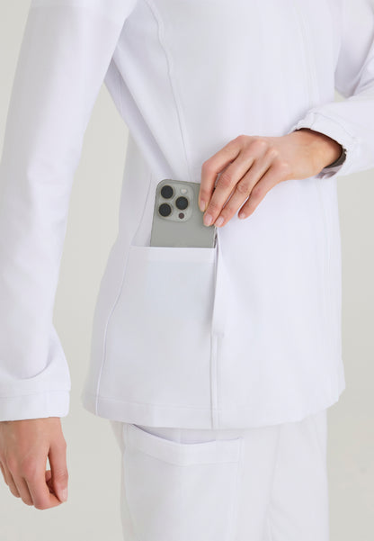 Virtue 3-Pocket Warm-Up Jacket - White