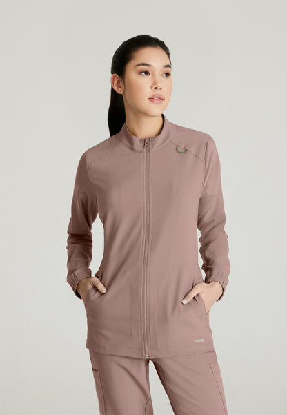 Virtue 3-Pocket Warm-Up Jacket - Driftwood
