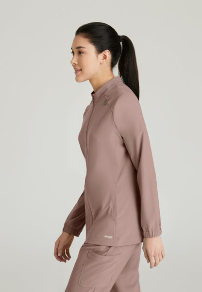 Virtue 3-Pocket Warm-Up Jacket - Driftwood