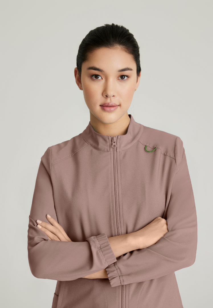Virtue 3-Pocket Warm-Up Jacket - Driftwood
