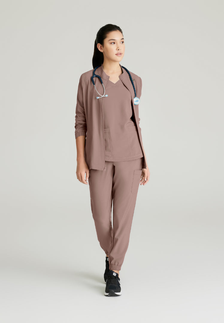 Virtue 3-Pocket Warm-Up Jacket - Driftwood