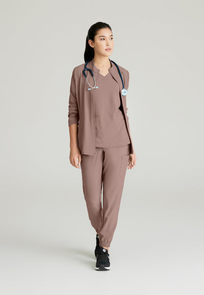 Virtue 3-Pocket Warm-Up Jacket - Driftwood
