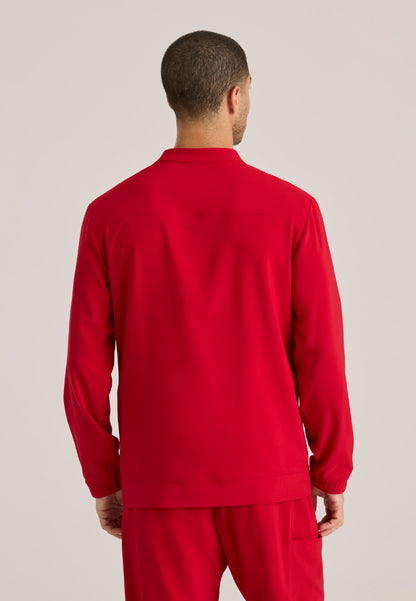 Cycle 3-Pocket Warm-Up Jacket - True Red