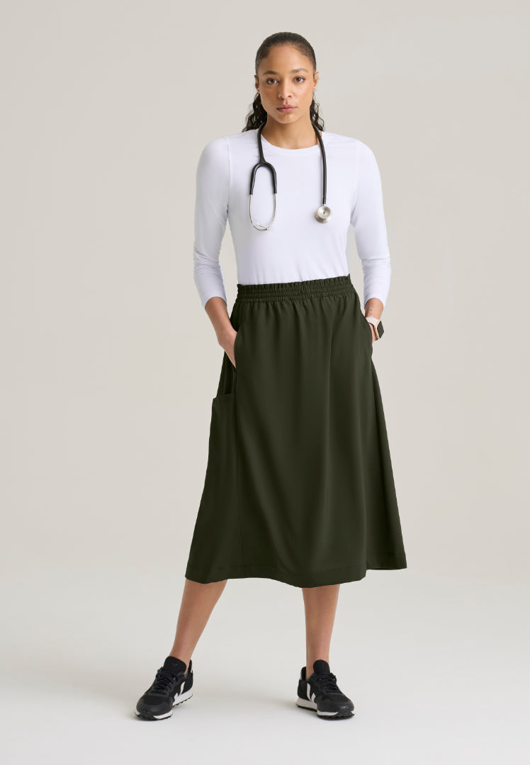 Terran A-Line Skirt - Fern