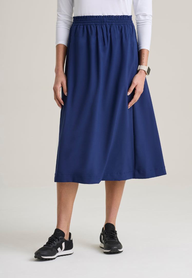 Terran A-Line Skirt - Indigo