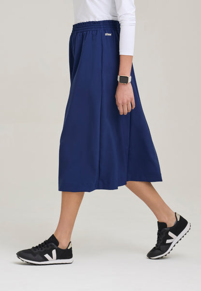 Terran A-Line Skirt - Indigo