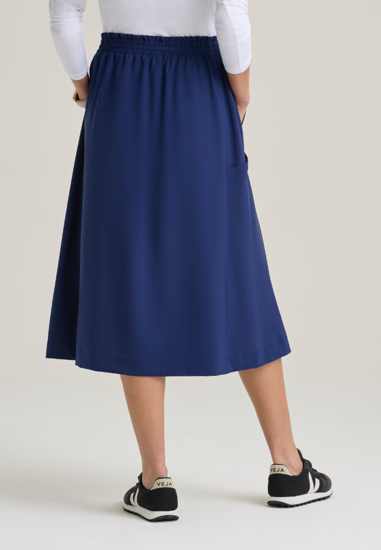 Terran A-Line Skirt - Indigo