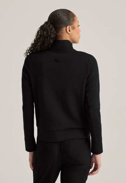 Regina Waffle Jacket - Black